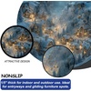 image:imageCustom Round Christmas Area Rug Personalized Christmas Round Carpet Cozy 3D Effect Printed Outdoor Indoor Decor Area Rug NonSlip Rug for Living Room Bedroom Dining Room Decor D22D12