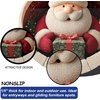 image:imageCustom Round Christmas Area Rug Personalized Christmas Round Carpet Cozy 3D Effect Printed Outdoor Indoor Decor Area Rug NonSlip Rug for Living Room Bedroom Dining Room Decor D22D5
