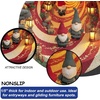 image:imageCustom Round Christmas Area Rug Personalized Christmas Round Carpet Cozy 3D Effect Printed Outdoor Indoor Decor Area Rug NonSlip Rug for Living Room Bedroom Dining Room Decor D22D15