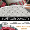 image:imageCustom Round Christmas Area Rug Personalized Christmas Round Carpet Cozy 3D Effect Printed Outdoor Indoor Decor Area Rug NonSlip Rug for Living Room Bedroom Dining Room Decor D22D7