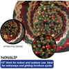 image:imageCustom Round Christmas Area Rug Personalized Christmas Round Carpet Cozy 3D Effect Printed Outdoor Indoor Decor Area Rug NonSlip Rug for Living Room Bedroom Dining Room Decor D22D11