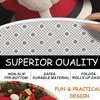 image:imageCustom Round Christmas Area Rug Personalized Christmas Round Carpet Cozy 3D Effect Printed Outdoor Indoor Decor Area Rug NonSlip Rug for Living Room Bedroom Dining Room Decor D22D10