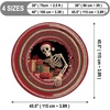 image:imageCustom Round Christmas Area Rug Personalized Christmas Round Carpet Cozy 3D Effect Printed Outdoor Indoor Decor Area Rug NonSlip Rug for Living Room Bedroom Dining Room Decor D22D17