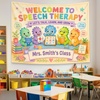image:imageCustom Speech Therapy Tapestry Personalized SLP Classroom Wall Decor Welcome to Speech Therapy Banner for Speech Therapist Special Education Preschool Elementary Classroom Decorations 26