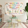 image:imageCustom Speech Therapy Tapestry Personalized SLP Classroom Wall Decor Welcome to Speech Therapy Banner for Speech Therapist Special Education Preschool Elementary Classroom Decorations 22