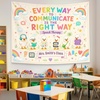 image:imageCustom Speech Therapy Tapestry Personalized SLP Classroom Wall Decor Welcome to Speech Therapy Banner for Speech Therapist Special Education Preschool Elementary Classroom Decorations 22