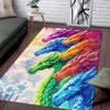 image:imageCustomized Dragon Rug Fire and Ice Beautiful Contrast Dragon Themed Area Rug Animal Washable Throw Rug for Bedroom Living Room Kids Room Entryway NonSlip Bath MatDragon Lovers DRAGON13Dragon17