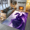 image:imageCustomized Dragon Rug Fire and Ice Beautiful Contrast Dragon Themed Area Rug Animal Washable Throw Rug for Bedroom Living Room Kids Room Entryway NonSlip Bath MatDragon Lovers DRAGON13Dragon05