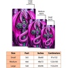 image:imageCustomized Dragon Rug Fire and Ice Beautiful Contrast Dragon Themed Area Rug Animal Washable Throw Rug for Bedroom Living Room Kids Room Entryway NonSlip Bath MatDragon Lovers DRAGON13Dragon10