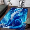 image:imageCustomized Dragon Rug Fire and Ice Beautiful Contrast Dragon Themed Area Rug Animal Washable Throw Rug for Bedroom Living Room Kids Room Entryway NonSlip Bath MatDragon Lovers DRAGON13Dragon19