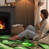 image:imageCustomized Dragon Rug Fire and Ice Beautiful Contrast Dragon Themed Area Rug Animal Washable Throw Rug for Bedroom Living Room Kids Room Entryway NonSlip Bath MatDragon Lovers DRAGON13Dragon12