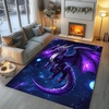 image:imageCustomized Dragon Rug Fire and Ice Beautiful Contrast Dragon Themed Area Rug Animal Washable Throw Rug for Bedroom Living Room Kids Room Entryway NonSlip Bath MatDragon Lovers DRAGON13Dragon20