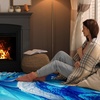 image:imageCustomized Dragon Rug Fire and Ice Beautiful Contrast Dragon Themed Area Rug Animal Washable Throw Rug for Bedroom Living Room Kids Room Entryway NonSlip Bath MatDragon Lovers DRAGON13Dragon19