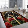image:imageCustomized Dragon Rug Fire and Ice Beautiful Contrast Dragon Themed Area Rug Animal Washable Throw Rug for Bedroom Living Room Kids Room Entryway NonSlip Bath MatDragon Lovers DRAGON13Dragon11