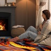 image:imageCustomized Dragon Rug Fire and Ice Beautiful Contrast Dragon Themed Area Rug Animal Washable Throw Rug for Bedroom Living Room Kids Room Entryway NonSlip Bath MatDragon Lovers DRAGON13Dragon14