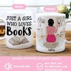 image:imagePersonalized Books Lover Mug 11oz 15 oz Ceramic Coffee Cup Just A Girl Who Loves Reading Books Design Gift for Women Readers Christmas Book LoverBOOKCUTE