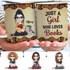 image:imagePersonalized Books Lover Mug 11oz 15 oz Ceramic Coffee Cup Just A Girl Who Loves Reading Books Design Gift for Women Readers Christmas Book LoverBOOKRETRO