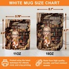 image:imagePersonalized Books Lover Mug 11oz 15 oz Ceramic Coffee Cup Just A Girl Who Loves Reading Books Design Gift for Women Readers Christmas Book LoverBook Lover