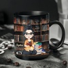 image:imagePersonalized Books Lover Mug 11oz 15 oz Ceramic Coffee Cup Just A Girl Who Loves Reading Books Design Gift for Women Readers Christmas Book LoverJUST A GIRL