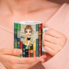 image:imagePersonalized Books Lover Mug 11oz 15 oz Ceramic Coffee Cup Just A Girl Who Loves Reading Books Design Gift for Women Readers Christmas Book LoverRetro Book