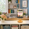 image:imagePersonalized Classrooom Lamp with Name Composition Notebook Fabric Table Lamp with Wood Base Back To School Decor End of The Year Gifts for Teachers Girls Boys Classroom Living Room Im So GladNOTE07