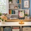 image:imagePersonalized Classrooom Lamp with Name Composition Notebook Fabric Table Lamp with Wood Base Back To School Decor End of The Year Gifts for Teachers Girls Boys Classroom Living Room Im So GladNOTE01