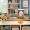 image:imagePersonalized Classrooom Lamp with Name Composition Notebook Fabric Table Lamp with Wood Base Back To School Decor End of The Year Gifts for Teachers Girls Boys Classroom Living Room Im So GladNOTE05
