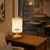 image:imagePersonalized Classrooom Lamp with Name Composition Notebook Fabric Table Lamp with Wood Base Back To School Decor End of The Year Gifts for Teachers Girls Boys Classroom Living Room Im So GladCute