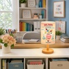 image:imagePersonalized Classrooom Lamp with Name Composition Notebook Fabric Table Lamp with Wood Base Back To School Decor End of The Year Gifts for Teachers Girls Boys Classroom Living Room Im So GladNOTE11