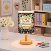 image:imagePersonalized Classrooom Lamp with Name Composition Notebook Fabric Table Lamp with Wood Base Back To School Decor End of The Year Gifts for Teachers Girls Boys Classroom Living Room Im So GladNOTE02