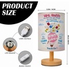 image:imagePersonalized Classrooom Lamp with Name Composition Notebook Fabric Table Lamp with Wood Base Back To School Decor End of The Year Gifts for Teachers Girls Boys Classroom Living Room Im So GladNOTE11