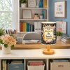 image:imagePersonalized Classrooom Lamp with Name Composition Notebook Fabric Table Lamp with Wood Base Back To School Decor End of The Year Gifts for Teachers Girls Boys Classroom Living Room Im So GladNOTE09