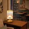 image:imagePersonalized Classrooom Lamp with Name Composition Notebook Fabric Table Lamp with Wood Base Back To School Decor End of The Year Gifts for Teachers Girls Boys Classroom Living Room Im So GladRainbow