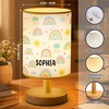 image:imagePersonalized Classrooom Lamp with Name Composition Notebook Fabric Table Lamp with Wood Base Back To School Decor End of The Year Gifts for Teachers Girls Boys Classroom Living Room Im So GladCute