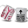 image:imagePersonalized Doctor Mug with Stethoscope Design 3D Effect with 2D Printed Coffee Cup Custom Gift for Doctors amp Medical Students MD Graduation or Doctors Day Gift A0B3