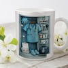 image:imagePersonalized Doctor Mug with Stethoscope Design 3D Effect with 2D Printed Coffee Cup Custom Gift for Doctors amp Medical Students MD Graduation or Doctors Day Gift A0A2