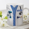 image:imagePersonalized Doctor Mug with Stethoscope Design 3D Effect with 2D Printed Coffee Cup Custom Gift for Doctors amp Medical Students MD Graduation or Doctors Day Gift A0A0