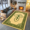 image:imagePersonalized Orthodox Christian Area Rug Custom Eastern Orthodox Russian Greek Byzantine NonSlip Rug for Women Men IC XC Nika Cross Mat for Living Room Bedroom Church Decor D8D9