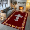 image:imagePersonalized Orthodox Christian Area Rug Custom Eastern Orthodox Russian Greek Byzantine NonSlip Rug for Women Men IC XC Nika Cross Mat for Living Room Bedroom Church Decor D8D8