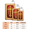 image:imagePersonalized Orthodox Christian Area Rug Custom Eastern Orthodox Russian Greek Byzantine NonSlip Rug for Women Men IC XC Nika Cross Mat for Living Room Bedroom Church Decor D8D10