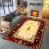 image:imagePersonalized Orthodox Christian Area Rug Custom Eastern Orthodox Russian Greek Byzantine NonSlip Rug for Women Men IC XC Nika Cross Mat for Living Room Bedroom Church Decor D8D7