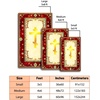 image:imagePersonalized Orthodox Christian Area Rug Custom Eastern Orthodox Russian Greek Byzantine NonSlip Rug for Women Men IC XC Nika Cross Mat for Living Room Bedroom Church Decor D8D7