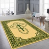 image:imagePersonalized Orthodox Christian Area Rug Custom Eastern Orthodox Russian Greek Byzantine NonSlip Rug for Women Men IC XC Nika Cross Mat for Living Room Bedroom Church Decor D8D9