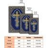 image:imagePersonalized Orthodox Christian Area Rug Custom Eastern Orthodox Russian Greek Byzantine NonSlip Rug for Women Men IC XC Nika Cross Mat for Living Room Bedroom Church Decor D8D4