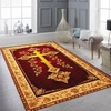 image:imagePersonalized Orthodox Christian Area Rug Custom Eastern Orthodox Russian Greek Byzantine NonSlip Rug for Women Men IC XC Nika Cross Mat for Living Room Bedroom Church Decor D8D10