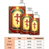 image:imagePersonalized Orthodox Christian Area Rug Custom Eastern Orthodox Russian Greek Byzantine NonSlip Rug for Women Men IC XC Nika Cross Mat for Living Room Bedroom Church Decor D8D5