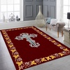 image:imagePersonalized Orthodox Christian Area Rug Custom Eastern Orthodox Russian Greek Byzantine NonSlip Rug for Women Men IC XC Nika Cross Mat for Living Room Bedroom Church Decor D8D8