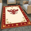 image:imagePersonalized Orthodox Christian Area Rug Custom ThreeBar Cross IC XC Nika Cross Prayer Mat Russian Greek Orthodox Byzantine Eagle NonSlip Rug for Living Room Bedroom Church Decor D2D3