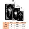 image:imagePersonalized Orthodox Christian Area Rug Custom ThreeBar Cross IC XC Nika Cross Prayer Mat Russian Greek Orthodox Byzantine Eagle NonSlip Rug for Living Room Bedroom Church Decor D2D10