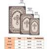 image:imagePersonalized Orthodox Christian Area Rug Custom ThreeBar Cross IC XC Nika Cross Prayer Mat Russian Greek Orthodox Byzantine Eagle NonSlip Rug for Living Room Bedroom Church Decor D2D2